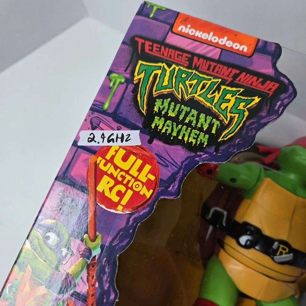 Funrise TMNT Mutant Mayhem Raphael Cowabunga Skate RC Toy Green Skateboard New